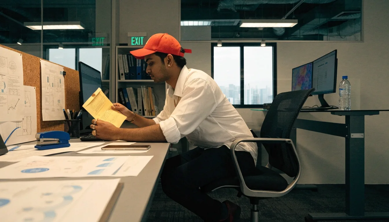 Colleagues reviewing an integration plan together at a Singapore software studio desk